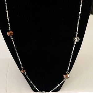Glass bead necklace